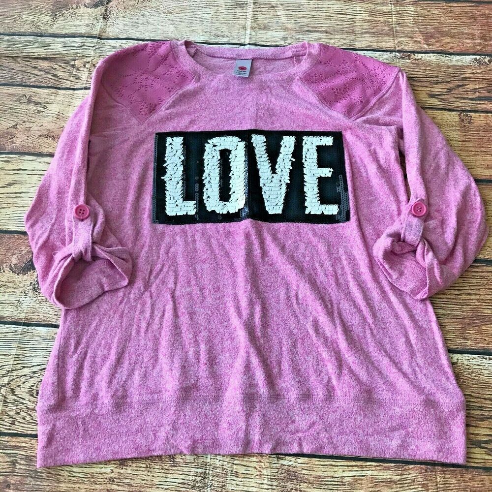 Total Girl ¾ Sleeve Sweatshirt 14/16